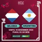 Piala Dunia 2022 - Belanda Vs Argentina (Bola.com/Adreanus Titus)