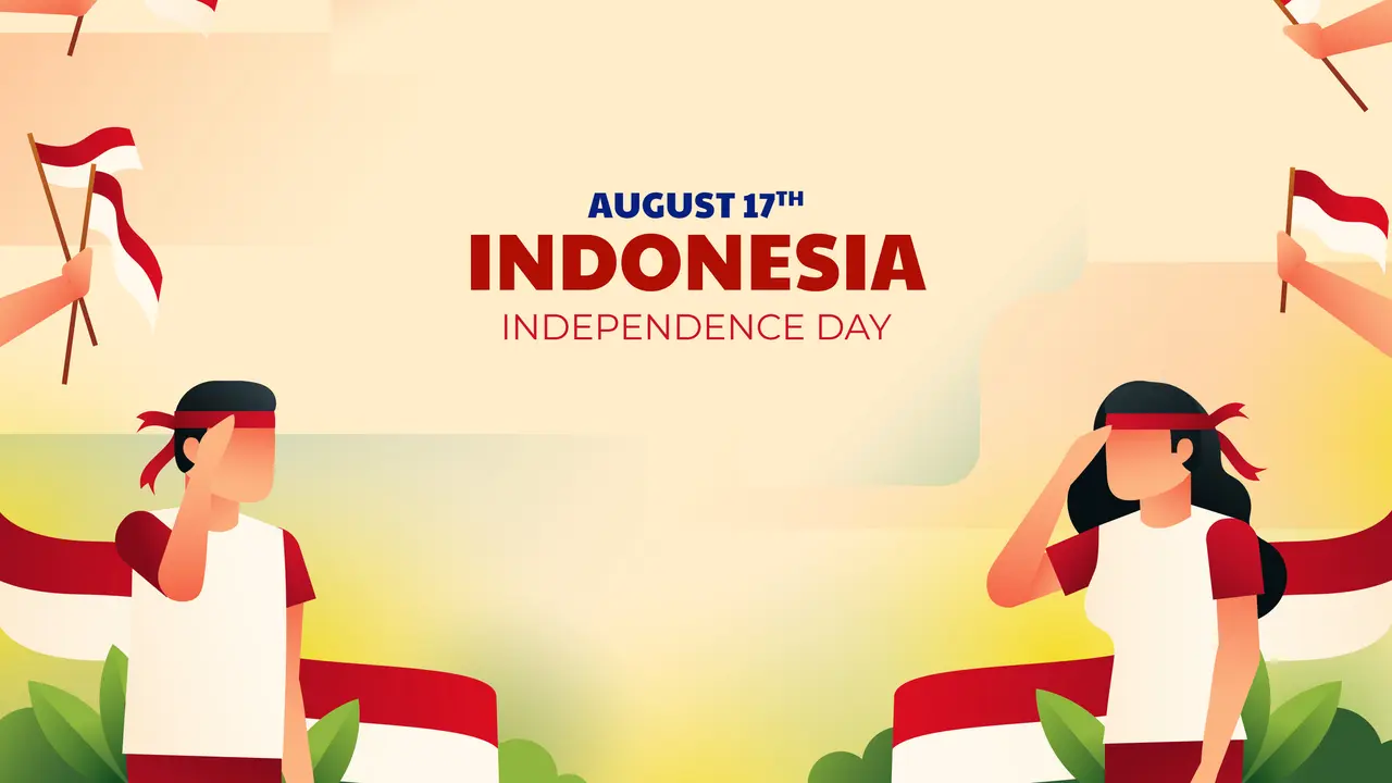 Ilustrasi HUT RI, Kemerdekaan Indonesia