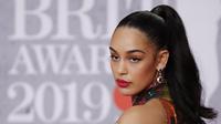 Jorja Smith saat di BRIT Awards 2019 di London. (AFP/Tolga Akmen)