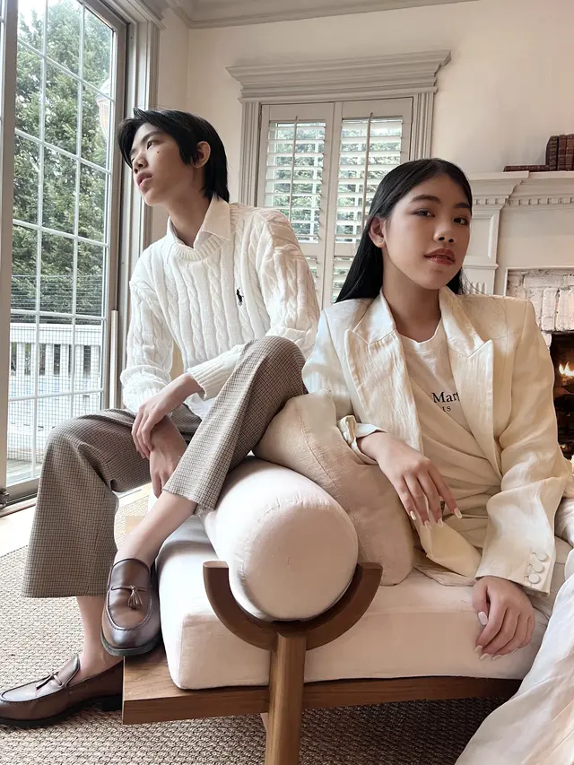 10 Potret Gaya Fashion Edgy Mischka-Devon yang jadi Idola Remaja