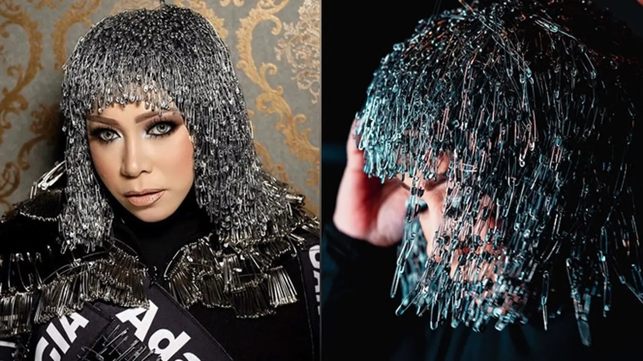 Fashion Item Melly Goeslaw dari Bahan Tak Biasa (sumber: Instagram.com/melly_goeslaw)