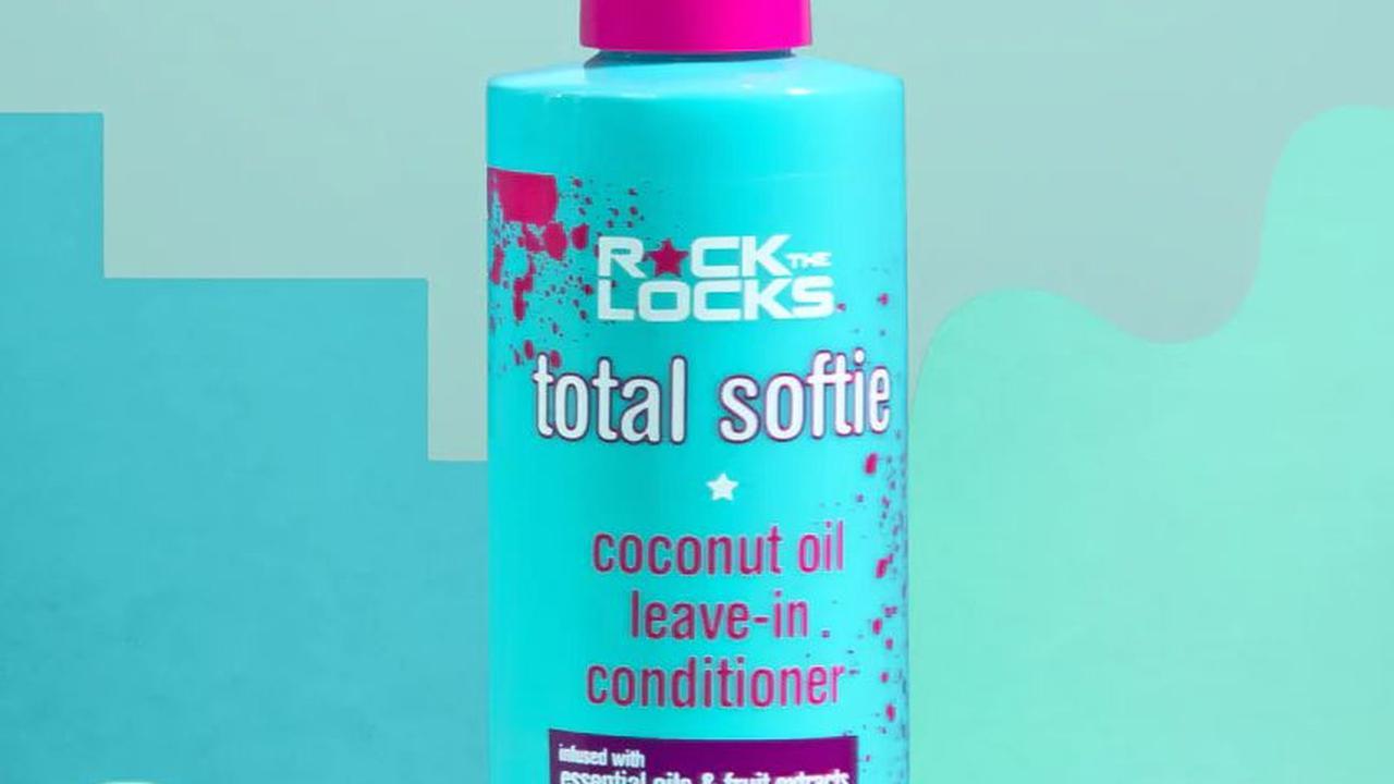 9. Rock The Locks Total Softie Coconut Oil Leave-in Conditioner - Happy Hawaiian<br>