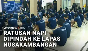 Ratusan Narapidana Dipindahkan ke Lapas Nusakambangan
