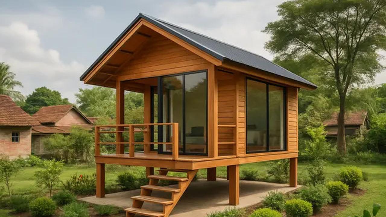 6 Contoh Rumah Kecil Sederhana tapi Modern di Kampung yang Cantik dan Asri