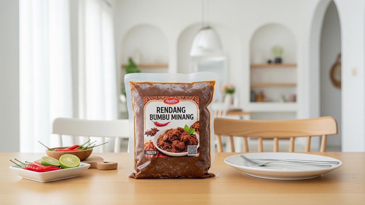 Cara Buat Rendang Frozen dengan Bumbu Asli Minang, Hasilnya Empuk dan Tidak Manis