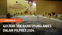 Partai Golkar dipastikan tidak akan mengusung Anies Baswedan dalam pemilihan presiden tahun 2024. Saat ini Golkar tengah menimbang-nimbang dua calon presiden yang ada, antara Ganjar Pranowo atau Prabowo Subianto.
