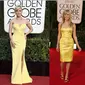 Reese Whiterspoon mengenakan gaun yang sama seperti 10 tahun lalu dalam ajang Golden Globe 2017