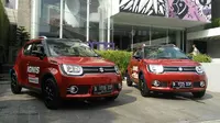 Suzuki Ignis hadir dengan sejumlah fitur keselamatan. (Arief/Liputan6.com)