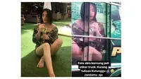 6 Gambar Artis di Belakang Truk Ini Bikin Tepuk Jidat, Terbaru Chef Renatta
