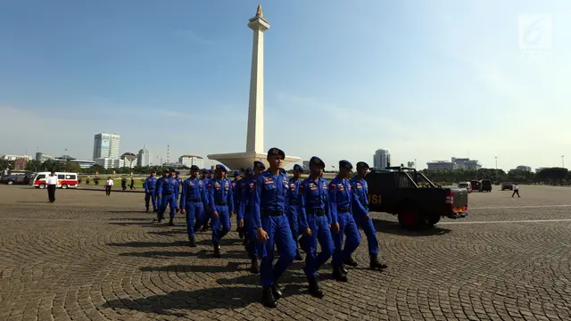 Persiapan Pengamanan Lebaran, Polisi Gelar Apel Ramadniya 2017