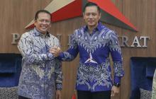 FOTO: Momen AHY Terima Kunjungan Ketua MPR di Markas Demokrat, Bahas Ongkos Politik Makin Mahal