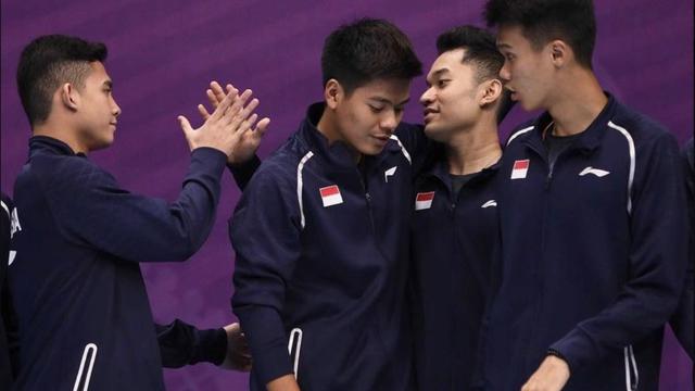 6 Potret Kenangan Syabda Perkasa Belawa dengan Atlet Badminton Indonesia