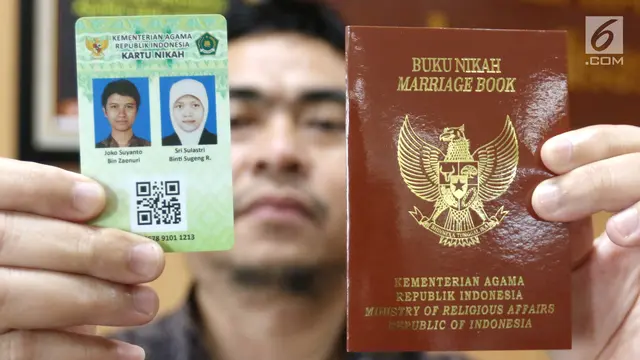 Setipis Kartu ATM Begini Penampakan Kartu Nikah