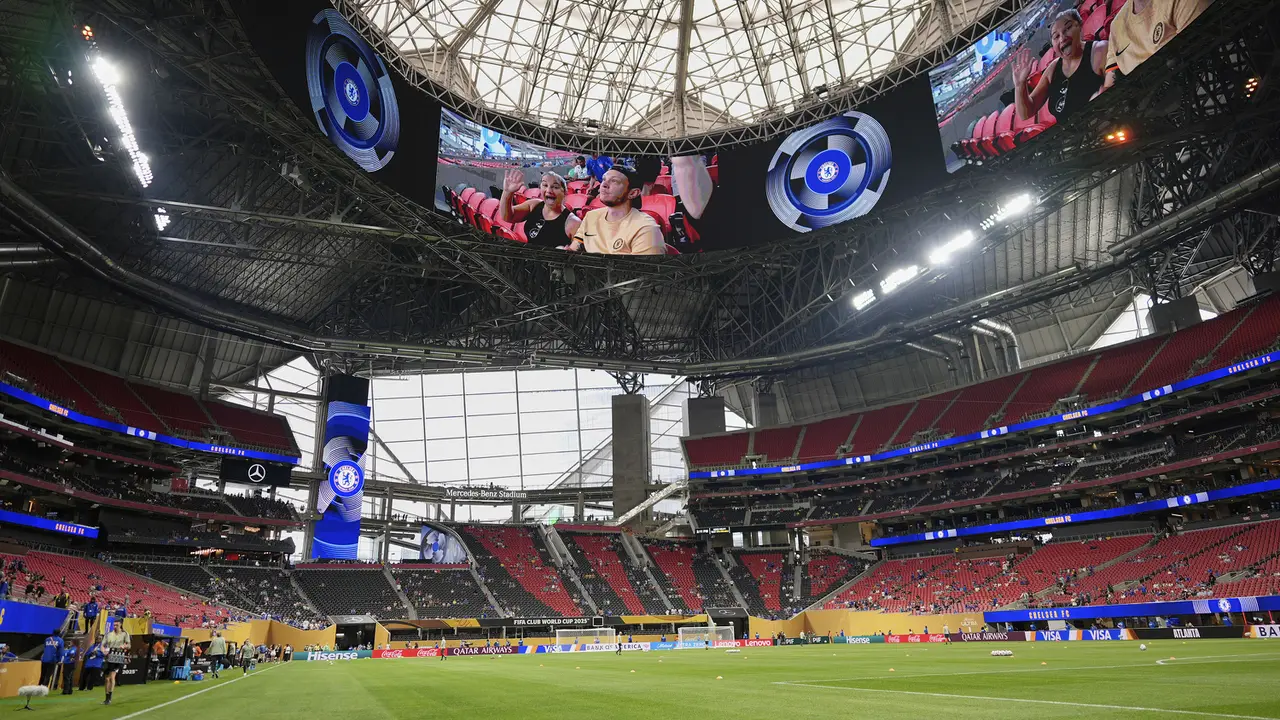Foto: Sepinya Penonton di Laga Piala Dunia Antarklub antara Chelsea Vs LAFC