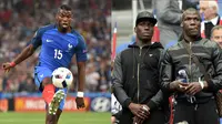 Gelandang muda Juventus, Paul Pogba ternyata mempunya saudara yang sama menekuni bidang Sepakbola, Ia memiliki dua saudara yaitu Mathias dan Florentin memilih membela, Republik Guinea dan Pogba membela Prancis. (BERTRAND LANGLOIS/ FRANCK FIFE/AFP)