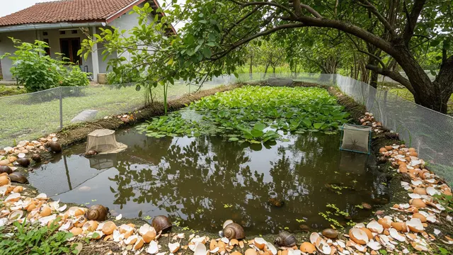 Cara Budidaya Keong Sawah yang Jarang Dilirik/Gemini AI