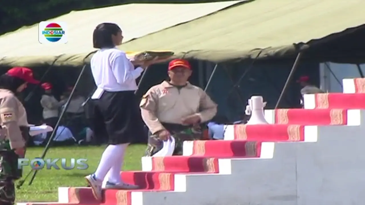 Hari Keenam PBB, Capaskibrakanas Putri Jadi Pembawa Baki