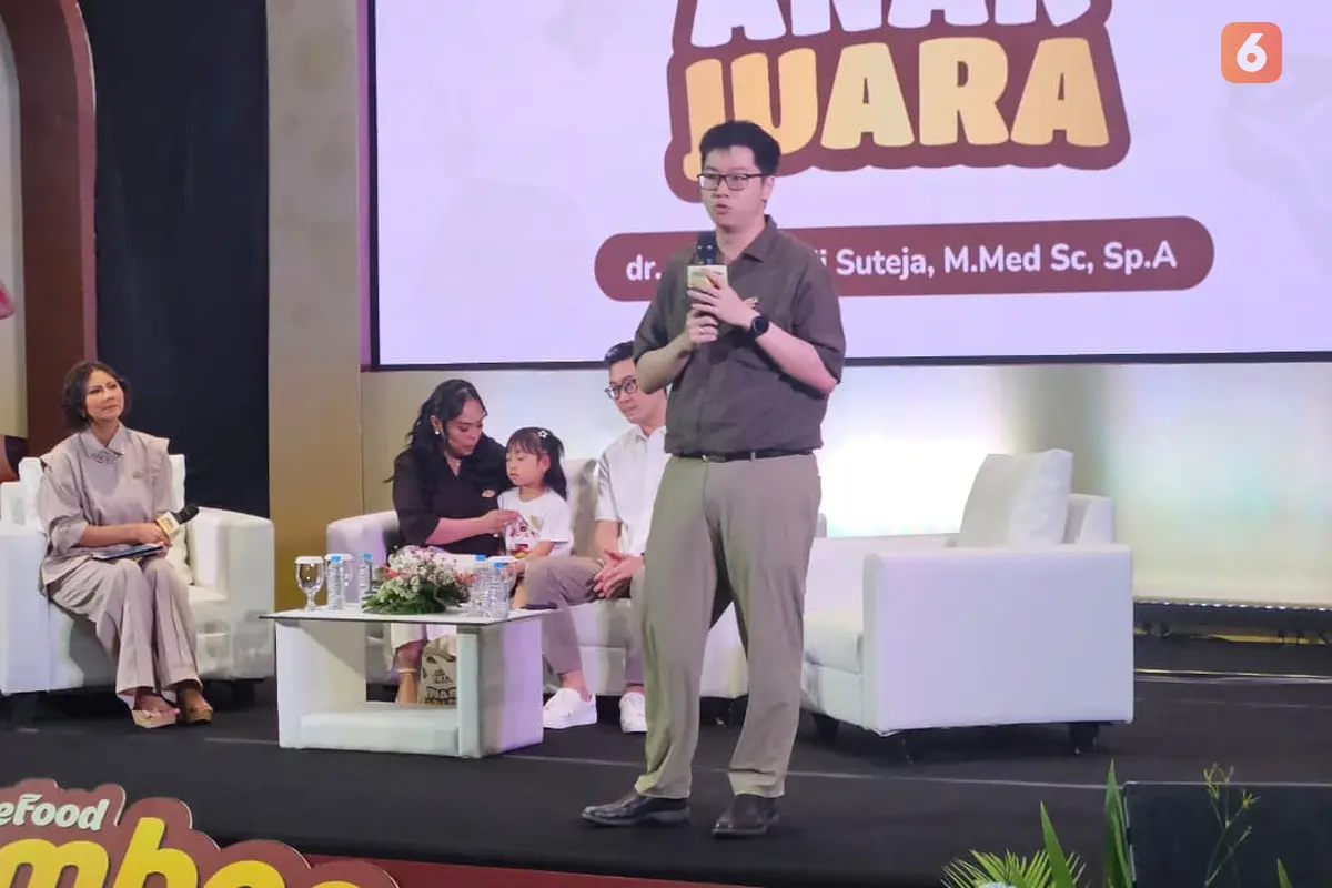Konselor Pemberi Makan Bayi dan Anak (PMBA), Dr. Ian Suryadi Suteja, M.Med.Sc., Sp.A (Foto: Aditya Eka Prawira/Liputan6.com)