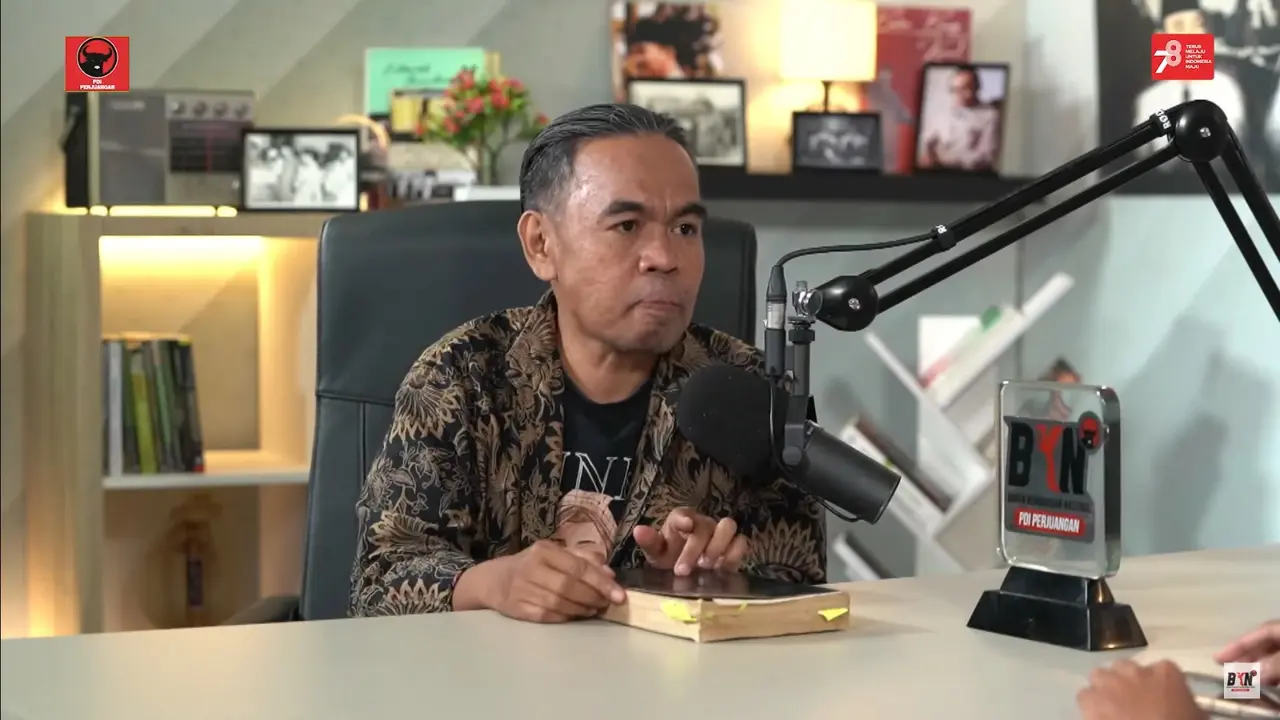 Podcast “Seri Kemerdekaan Indonesia” yang dipandu Fahrudin di channel Youtube BKN PDI Perjuangan. (Liputan6.com/ ist)