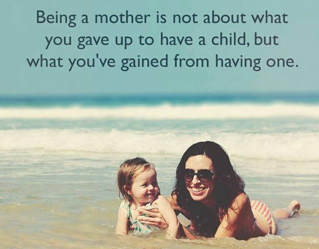 Banyak yang perlu disyukuri saat menjadi ibu./Copyright mothersquotes.com