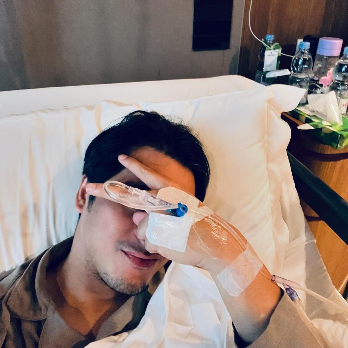 Ricky Harun saat Dirawat di Rumah Sakit