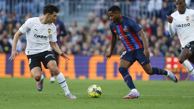 Kalahkan Valencia, Barcelona Semakin Kokoh di klasemen La Liga Spanyol