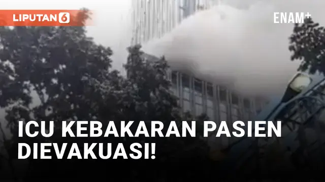 Ruang ICU RSUD Bandung Kiwari Kebakaran!