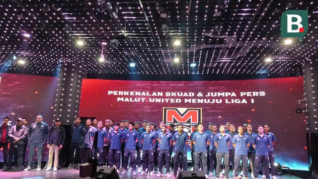 Launching Skuad Malut United di BRI Liga 1 2024/ 2025