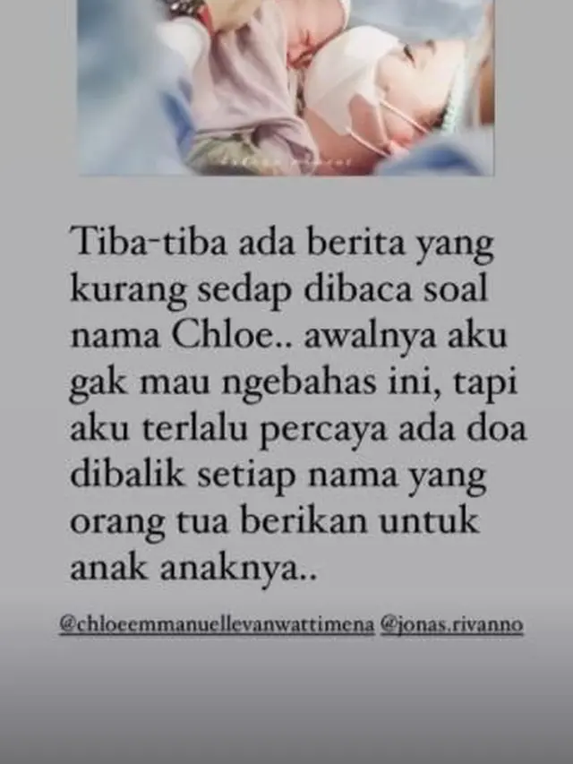 Asmirandah memberikan tanggapan soal nama anaknya
