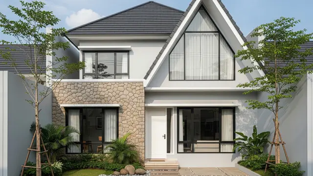Rumah Skandinavia yang Fungsional dan Hangat