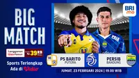 Nonton Siaran Langsung BRI Liga 1: PS Barito Putera Vs Persib Bandung di Vidio. (Sumber: dok. vidio.com)