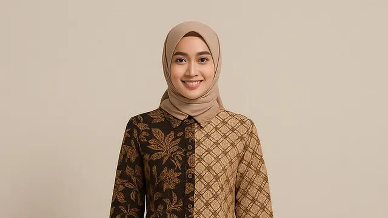 7 Model Gamis Batik Kombinasi Full Kancing Terpopuler 2025, Modis dan Kekinian