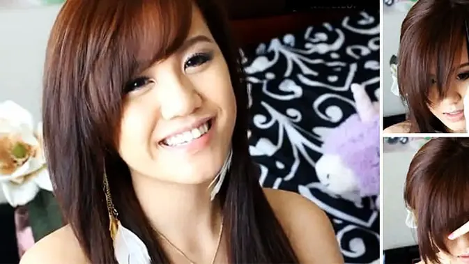 Tutorial Cara Memotong Poni Miring Beauty Fimela Com