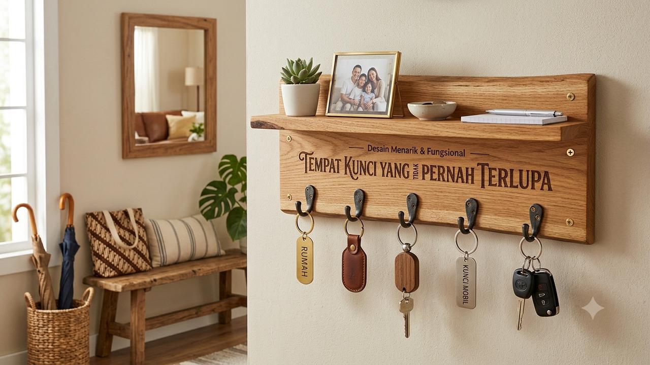 Cara Membuat Tempat Kunci yang Tidak Pernah Terlupa/AI Generated