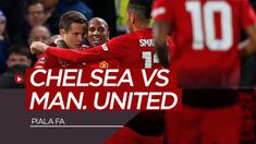 Berita video highlights Piala FA 2018-2019 antara Chelsea melawan Manchester United yang berakhir dengan skor 0-2, Senin (18/2/2019).