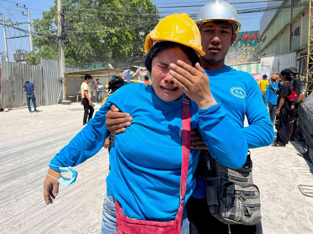 Gedung di Bangkok runtuh akibat gempa Myanmar