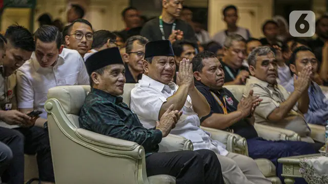 Prabowo Datang ke Acara Deklarasi Setia Prabowo
