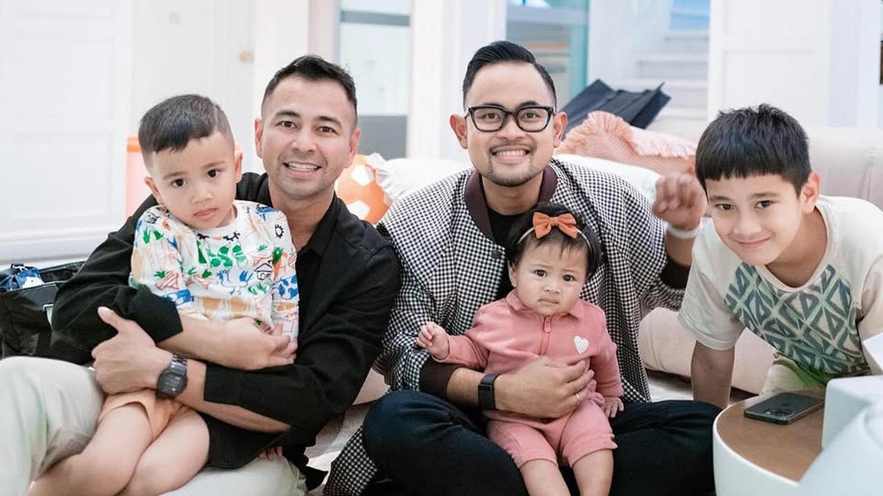 Potret Keakraban Raffi Ahmad dan Gilang Juragan99, Asik Main Bareng Rafathar, Rayyanza hingga Baby Lily