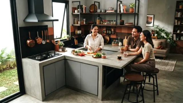 Desain Dapur Sederhana Untuk Orang Ekstrovert