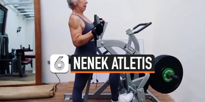 VIDEO: Usia 73 Tahun, Nenek Bertubuh Kekar Ini Jadi Ikon Fitness