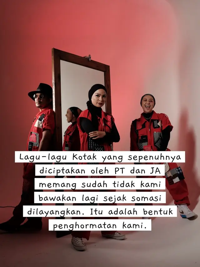 Pernyataan sikap Tantri Kotak. (Foto: Dok. Instagram @tantrisyalindri)