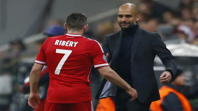 Josep Guardiola dan Ribery