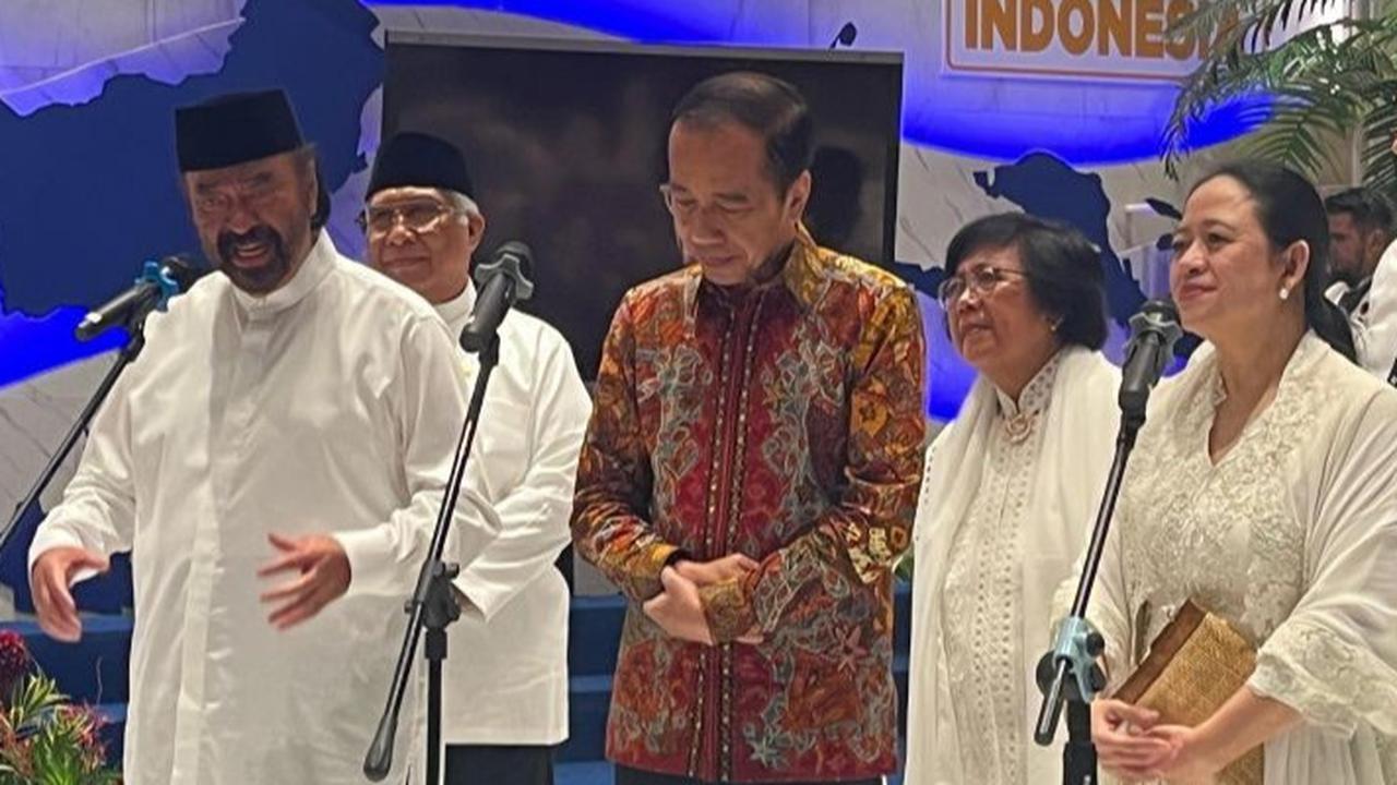 VIDEO: Terungkap Obrolan Meja Makan Jokowi Paloh Puan, UU Baru TNI Hingga Megawati