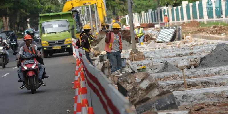 Jelang Asian Games 2018, Pedestrian Sekitar Kawasan GBK Terus Ditata