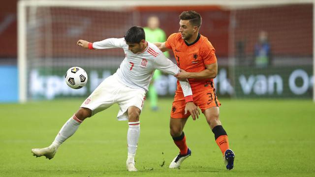 Donny van de Beek Cetak Gol, Belanda Sama Kuat dengan Spanyol