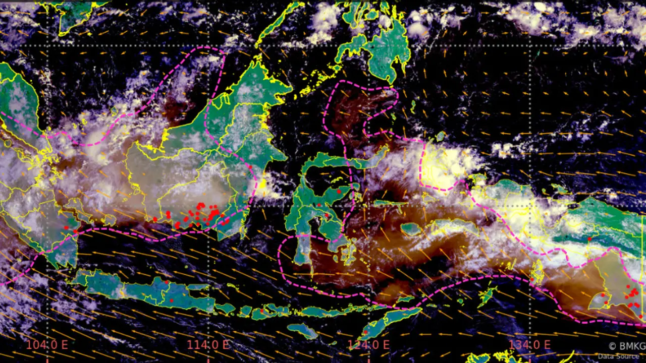 Update Sebaran Kabut Asap Karhutla, Udara Singapura dan Malaysia Tidak Sehat