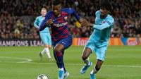 Pemain Barcelona, Nelson Semedo. (AFP/Lluis Gene)