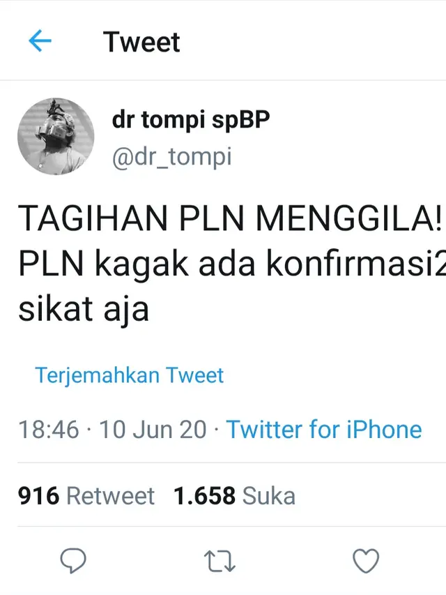 Cuitan Tompi. (Foto: Twitter @dr_tompi)