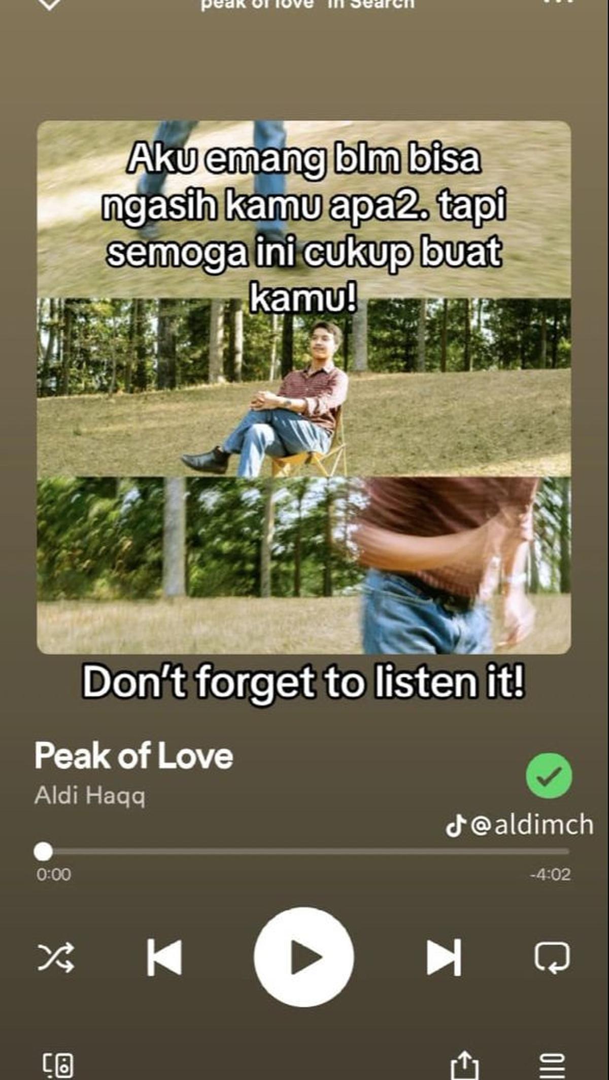 Saking bucinya dengan Friska, Aldi bahkan menciptakan sebuah lagu untuk kekasihnya yang kini viral.