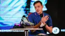 <p>Mesut Ozil sebagai Brand Ambassador Concave Indonesia saat jumpa pers di Kemenparekraf, Jakarta Pusat, Rabu (25/05/2022). (Bola.com/Bagaskara Lazuardi)</p>